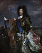 Hyacinthe Rigaud Portrait of Louis XIV painting